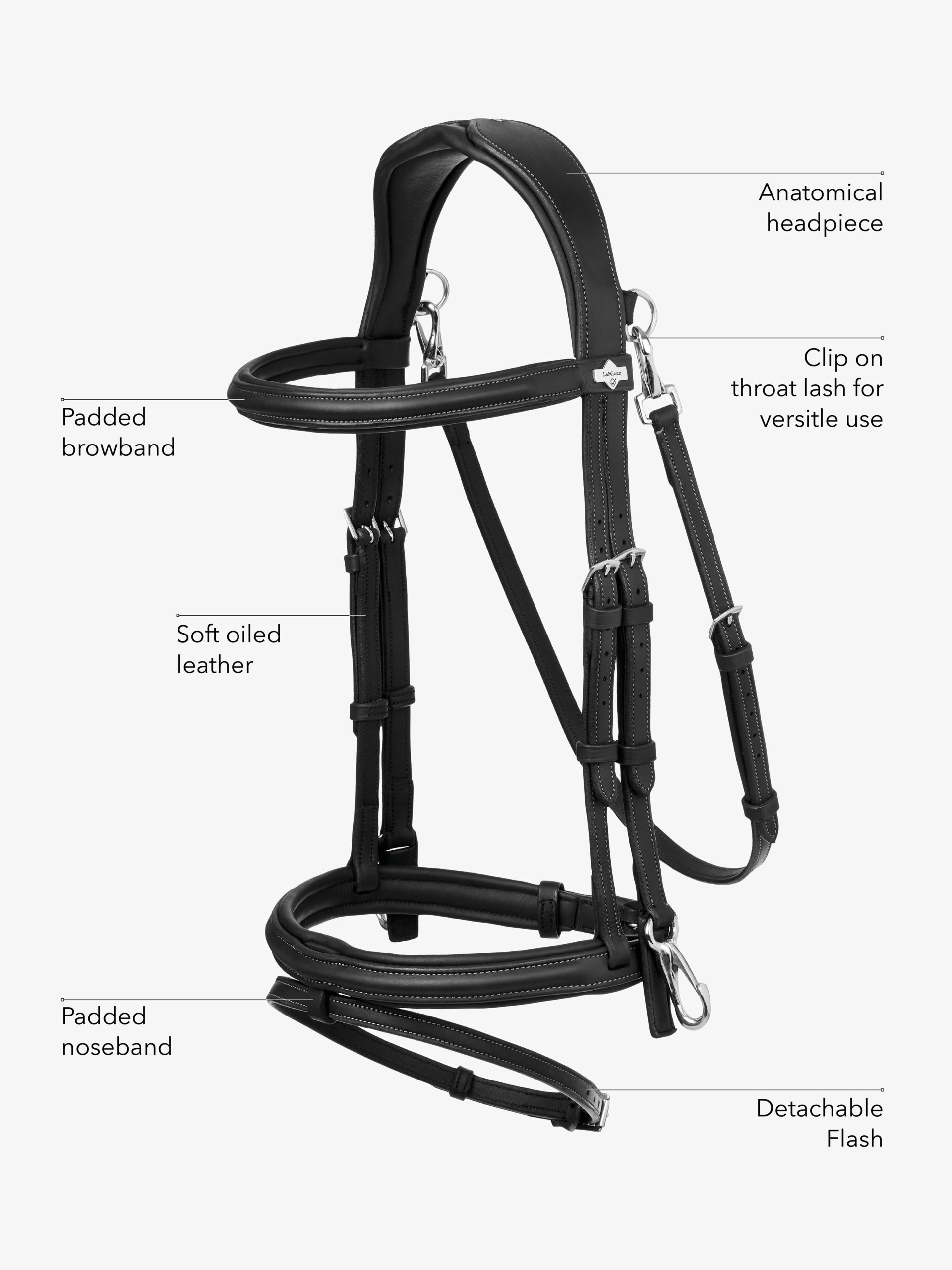 Lemieux-workbridle-black